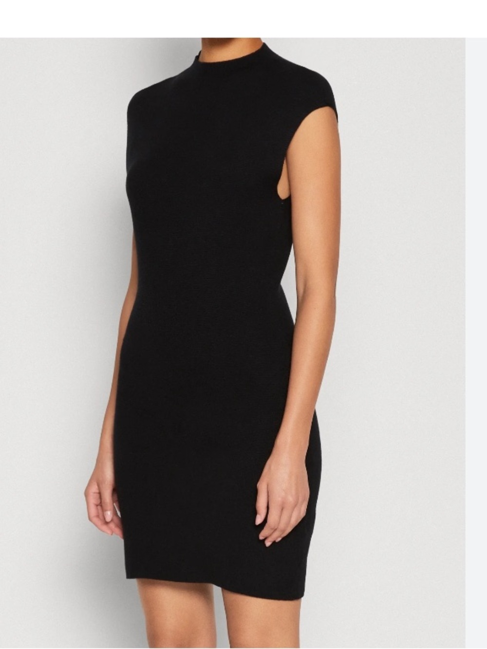 Abercrombie & Fitch Black Sleeveless Knit  Dress